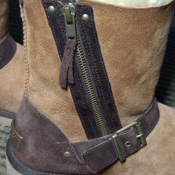 UGG Tan and Brown Winter Boots - Picture 10 of 12